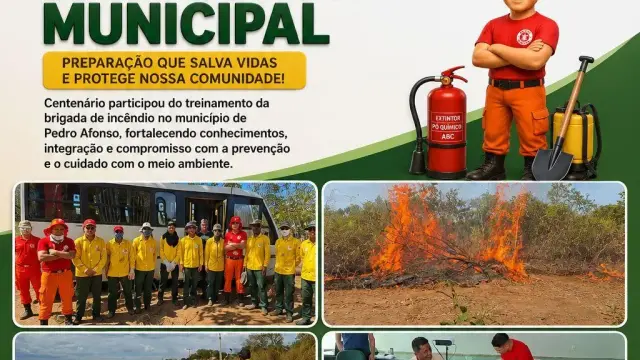 TREINAMENTO DA BRIGADA MUNICIPAL DE INCÊNDIO | CENTENÁRIO-TO